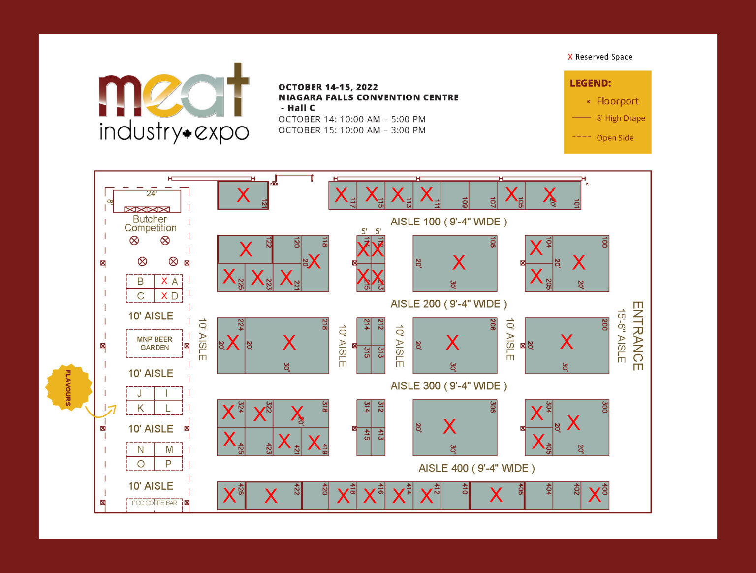 Floorplan Meat Industry Expo